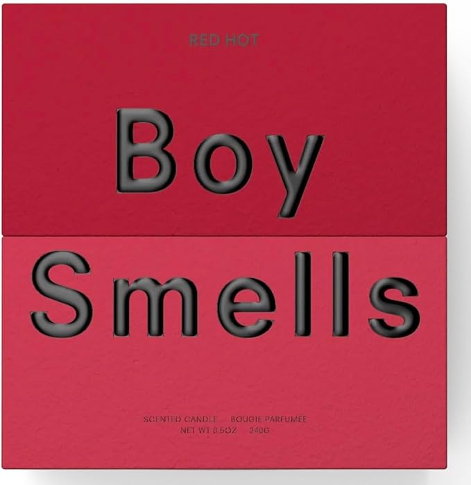 Boy Smells - Ash Scented Candles for Men and Women - 8.5 oz - Soy, Coconut Wax Candle Blend - Aromatic Candles for Home with Black Charcoal, Rare Woods and Clove - 50-Hour Burn - Cotton Wick-Ruum Studio Home