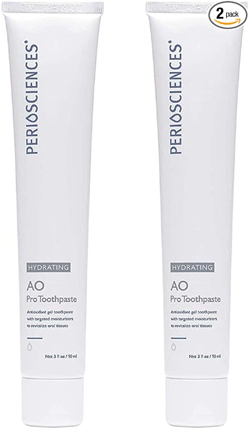 PerioSciences AO ProToothpaste Hydrating with Nano Hydroxyapatite 3 fl oz / 90ml - Pack of 2-Ruum Studio Home