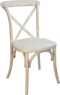 EMMA + OLIVER 2-Pack Lime Wash X-Back Chair-Ruum Studio Home