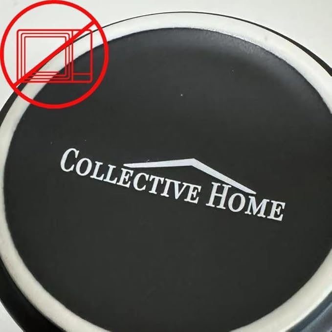 COLLECTIVE HOME - Monogram Ceramic Mugs, 15 oz Golden Initial Black Coffee Cups, Elegant Alphabet Tea Mugs, Elegant Personalized Mug with Gift Box, Unique Mug with Double Side Capital Lette (W)-Ruum Studio Home