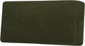 H.VERSAILTEX Velvet Stretch Individual Couch Cushion Cover Plush Cushion Slipcover for Loveseat Sofa Cushion Furniture Protector Seat Cushion Sofa Cover (1 Piece Sofa Cushion Cover, Olive)-Ruum Studio Home