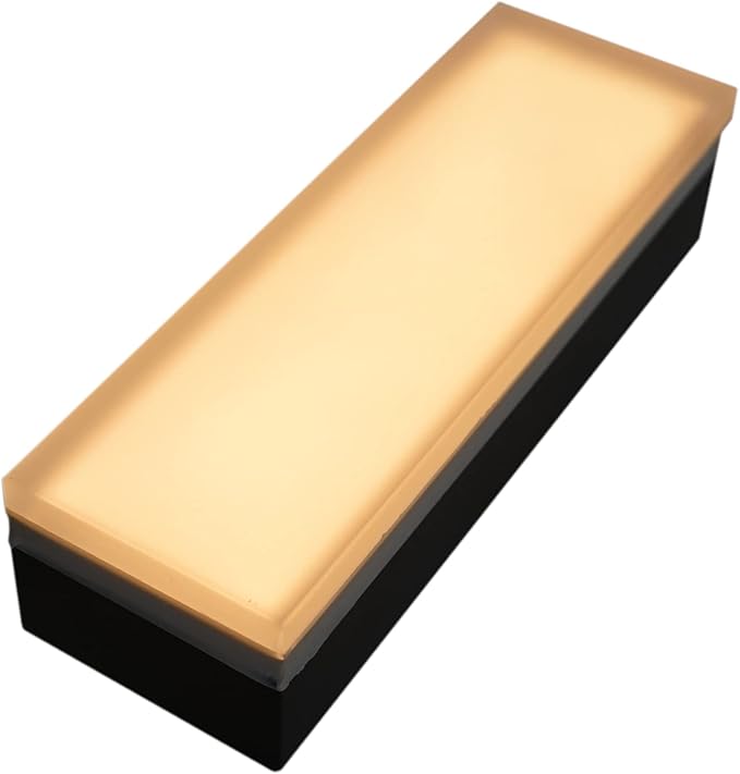 LUMENGY Paver Light 3×9 Inch (2.95 inch X 8.85 inch), Warm White Glare-Free Illumination for Driveways, Pathways, Pool Deck & Patios,12V AC/DC, Waterproof & Drive-Over Rated-Ruum Studio Home