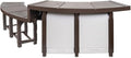 XtremepowerUS SPA Bench Set with Storage & Roller Shades – 2 Medium & 2 Tall Benches, Brown, 400 lbs Capacity, Outdoor Use-Ruum Studio Home