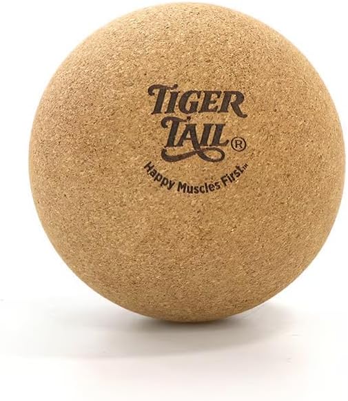 Tiger Tail ReGreen Tiger Ball 5.0 Cork - Deep Tissue Massage Ball – Trigger Point Massage Therapy: Relief for HIPS, Glutes, Back & Shoulder – Treat Muscle Soreness – Help Increase Muscle Recovery-Ruum Studio Home