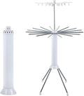 4-Legged Clothes Drying Rack Foldable,Octopus-Shaped Portable Laundry Drying Rack,Outdoor and Indoor Collapsible Drying Rack with 4 Pulleys,2 Tier-Ruum Studio Home