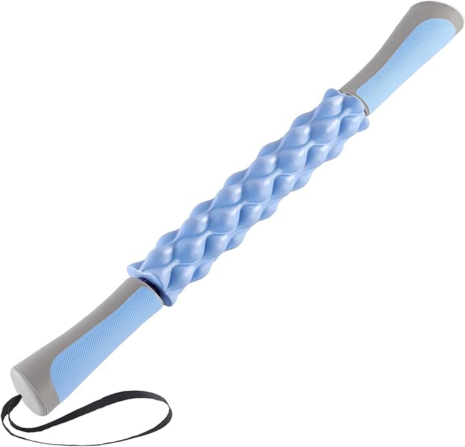 Muscle Roller,EVA Material, Massage Roller Stick for Athletes and Office Workers, Relieves Muscle Tension and Pain(EVA Blue)-Ruum Studio Home