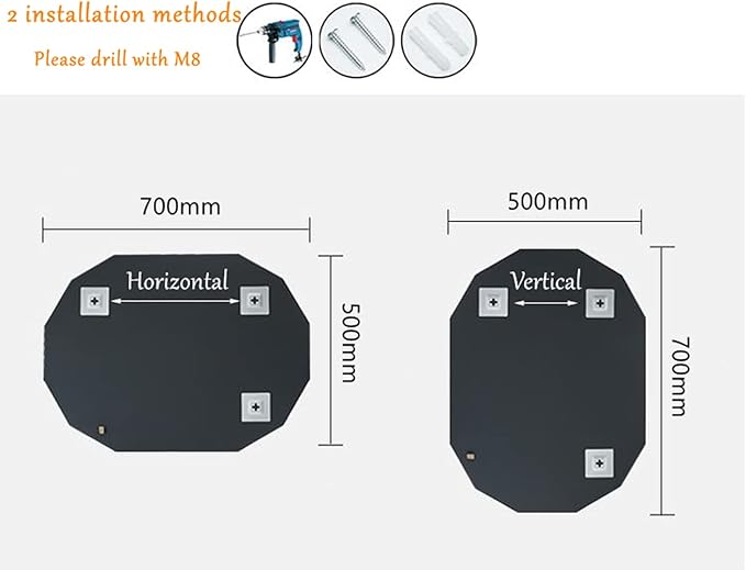 Single Beveled Edge Frameless Wall Mount Bathroom Vanity Mirror, 30” X 40”-Ruum Studio Home