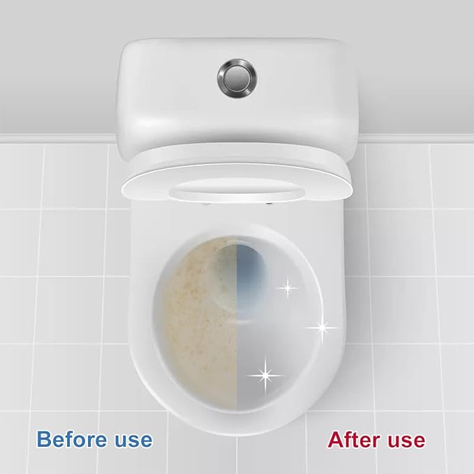 KIISIISO Toilet Bowl Cleaner Tablets, 12 PACK Commercial Household Bathroom Cleaners, Automatic Toilet Tank Cleaners Deodorizers(Blue and White)-Ruum Studio Home