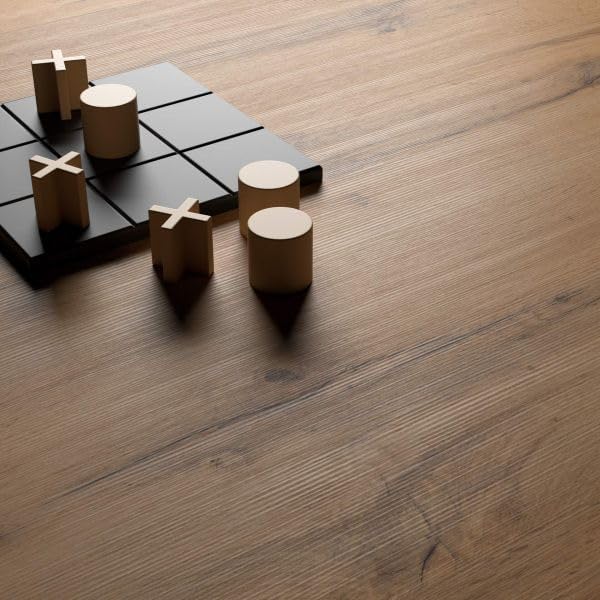 Mobili Fiver, Set of 2 Rachele Shelves, 23.62 in, Rustic Oak, Made in Italy-Ruum Studio Home