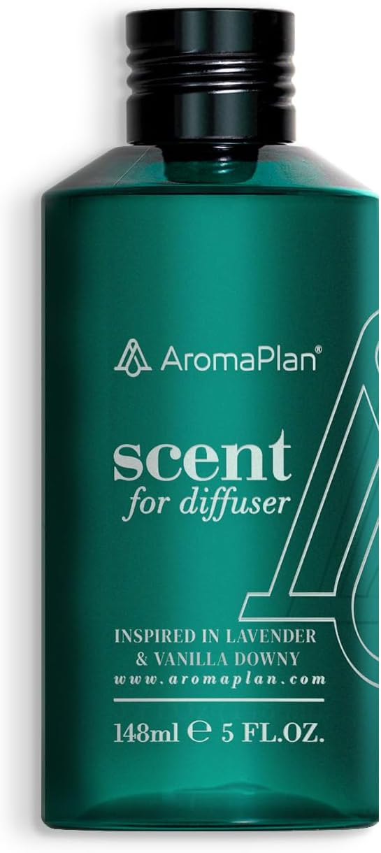 Aromaplan Scents, Clean Smelling Essential Oils,Inspired by Lavender & Vanilla Downy (5 Fl Oz /148ml)-Fresh Scent Essential Oil for Diffuser,USA Fragrance, Bigger Bottle, Bolder Aroma & Longer Lasting-Ruum Studio Home