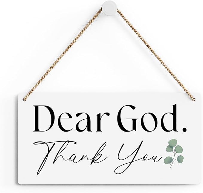SENJIAN Christian Home Decor Christian Wall Art Rustic Bible Verse Sign Scripture Printed Wood Sign Wall Art Religious Sign for Home Office Bathroom Bedroom-Ruum Studio Home