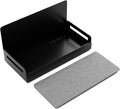 2-Pack Magnetic Spice Rack for Refrigerator - Heavy-Duty 20LB Capacity - Strong Magnetic Shelves for Classroom Whiteboards and Garage Tools, Kitchen Organizer for Utensils, Black-Ruum Studio Home