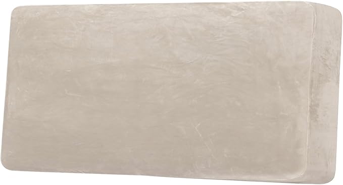 H.VERSAILTEX Velvet Stretch Individual Couch Cushion Cover Plush Cushion Slipcover for Loveseat Sofa Cushion Furniture Protector Seat Cushion Sofa Cover (1 Piece Sofa Cushion Cover, French Oak)-Ruum Studio Home