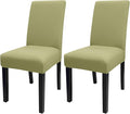 JQinHome Sage Green Chair Covers for Dining Room Set of 2, High Stretch Removable Washable Parsons Chair Slipcover for Home Party Hotel Wedding Ceremony (2PCS,Sage Green)-Ruum Studio Home