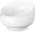 MALACASA Serving Bowls, 114 OZ(10") Extra Large Salad Bowls Set of 2, Porcelain White Serving Bowls for Salad, Soup, Pasta and Dinner, Large Ceramic Bowl Set for Entertaining, Series REGULAR-Ruum Studio Home
