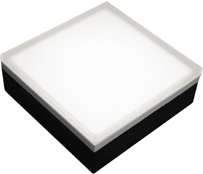 LUMENGY Paver Light 6×6 Inch (5.9 inch X 5.9 inch), 5000K Brick Lighting for Pavers, Driveway, Pathway Patio, & Garden, 12V Waterproof IP67, Drive-Over Rated-Ruum Studio Home