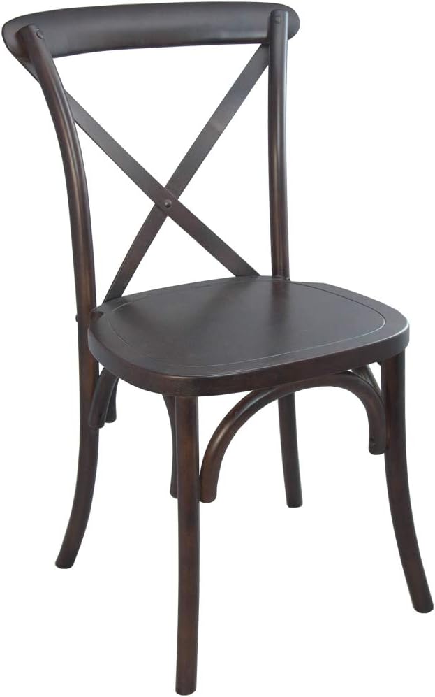EMMA + OLIVER Walnut X-Back Chair-Ruum Studio Home