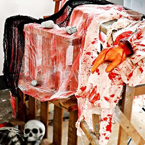 Wholelovein Halloween Creepy Bloody Cloth 800 inch Scary Blood Gauze Bandages Decorations-Ruum Studio Home
