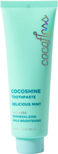 Cocofloss Cocoshine Whitening Toothpaste, Remineralize & Repair Sensitive Teeth, Fluoride-Free with n-HA, Kid-Friendly, Delicious Mint, 3.4 oz-Ruum Studio Home