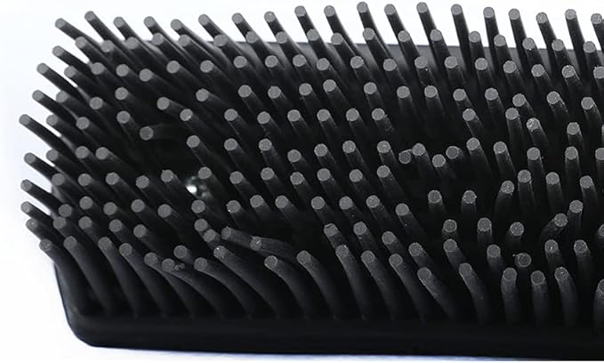 Rubber Pet Hair Removal Brush Lint & Cat Dog Hair Remover Brush Pet Silicone Lint and Debris Remover for Cleaning, Grooming, Home,Black-Ruum Studio Home
