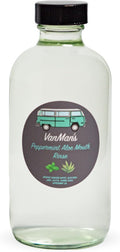 Vanman's - VanMan's Peppermint Aloe Mouth Rinse (8 Ounce) - Aloe, Fresh Mint Remineralizing Mouthwash for Gum Health, Bad Breath and Dry Mouth-Ruum Studio Home