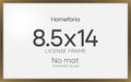 Homeforia 8.5 x 14 Marriage License Frame Bronze, High End Metal 8.5x14 Marriage Certificate Frames, 14x8.5 Picture Frame for Wall & Tabletop, 8.5 by 14 Photo Frame, Tempered Glass, Wall Kit, Set of 1-Ruum Studio Home