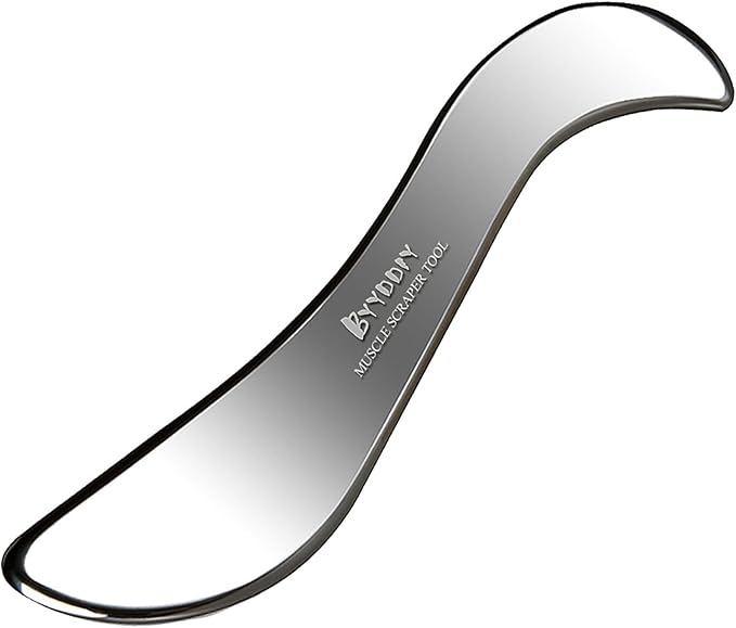 BYYDDIY Stainless Steel Gua Sha Muscle Scraper Tool,Scar Tissue Tool,Physical Therapy Tools,Muscle Scraping Tool,Guasha Massage Scraper,IASTM Tools,Skin Scraping Tool,Soft Tissue Massage Tool-Ruum Studio Home