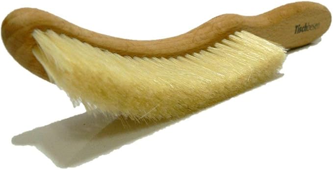 Valentino Garemi Traditional Hat Cleaning Brush | Remove Dust, Dry Stains, Rain Spots, Sweat Marks, Pet or Human Hair | Genuine Boar Hair Made in Germany (White Bristles)-Ruum Studio Home
