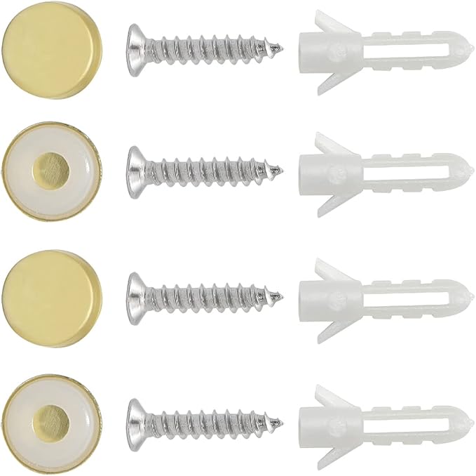 8.8-Inch Gold Wine Glass Rack, Under Cabinet Wine Glass Holder Stainless Steel Stemware Rack - Hanging Stemware Holder for Cabinet Kitchen Bar, Set of 3-Ruum Studio Home