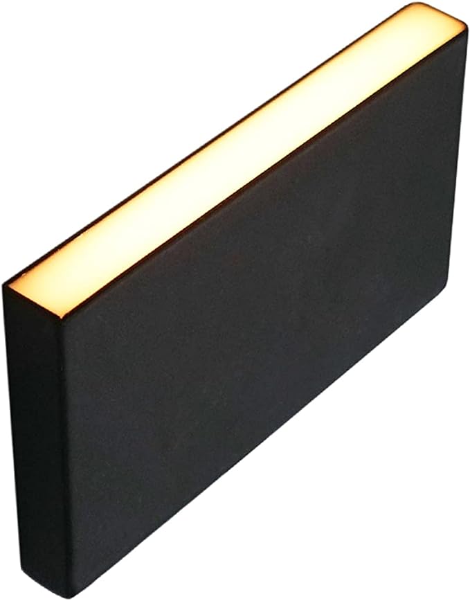 LUMENGY Paver Light Slim 0.5x4 Inch Glare-Free Steel Brick Lighting for Pavers, Walls, Driveway & Pathway Borders 2700K Warm White, Waterproof, Drive-Over Rated - 12V AC/DC-Ruum Studio Home