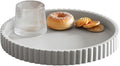 Decorative Tray for Coffee Table, Living Room, Side Table, 11" Gray Round Concrete Home Decor Serving Trays for Accent Table, Console Table-Ruum Studio Home