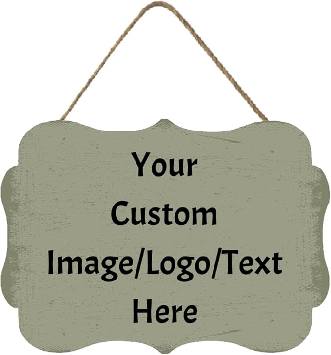 Personalized Custom Wooden Signs with Any Text Name for Home Door Man Cave Bar Family Farmhouse Decorative Home Kitchen Rustic Wall Decor-Ruum Studio Home