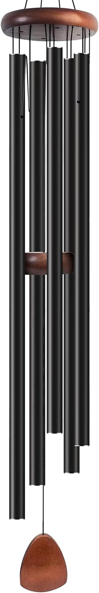 Wind Chime for Outside Deep Tone, 65 inch Large Wind Chimes, 5 Heavy Duty Tubes Aluminium Metal Extra Large Wind Chimes, Decoration for Garden, Patio, Yard, Gift for Mother's Day-Ruum Studio Home