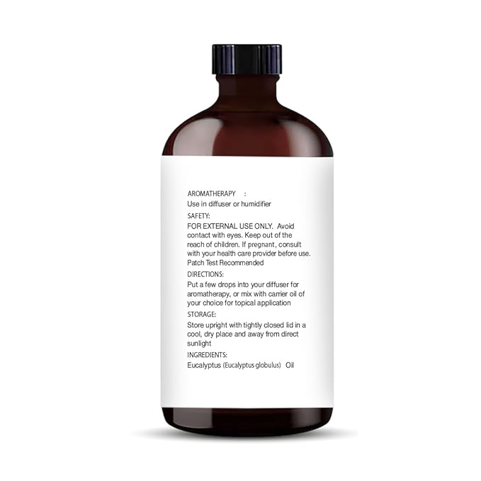 Majestic Pure Eucalyptus Essential Oil with Glass Dropper - 4 Fl Oz Pack of 2-100% Pure and Natural Eucalyptus Oil - Premium Grade Essential Oils for Diffuser, Aromatherapy, Soap and Candle Making-Ruum Studio Home