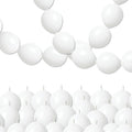 White Quick Link Balloons - 100PCS Linking Balloons for Wedding, Birthday, Baby Shower, Engagement, Graduation Party Decorations (10inch)-Ruum Studio Home