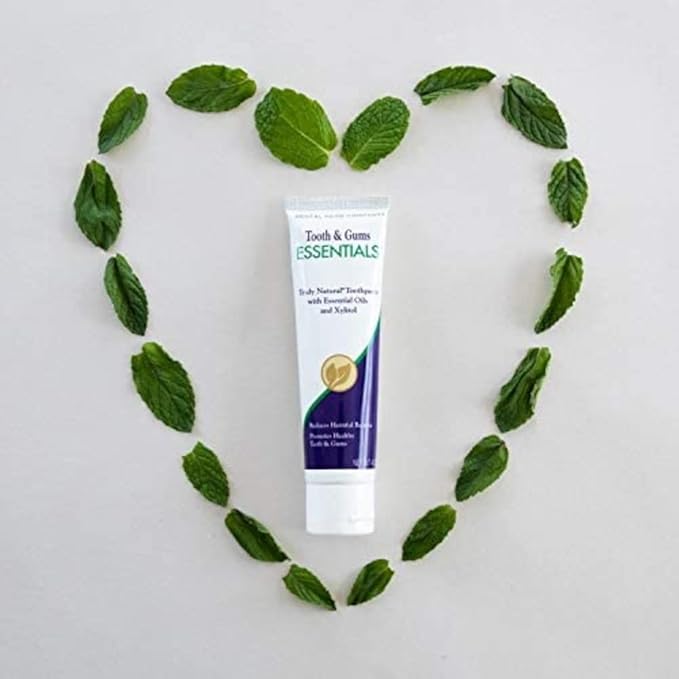 Dental Herb Company - Essentials Toothpaste - Truly Natural Fluoride-Free and SLS-Free - Superior Defense Against Bleeding and Irritated Gums, Dry Mouth, and Mouth sores. (4 oz.)-Ruum Studio Home