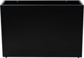 Kozyard 36" x 12" x 24" Metal Rectangular Planter Box Steel Long Box Planter Black Powder Coated Steel Plant Pot All-Weather Use with Partition Panel for Indoor Outdoor for Trees, Plants Flowers-Ruum Studio Home