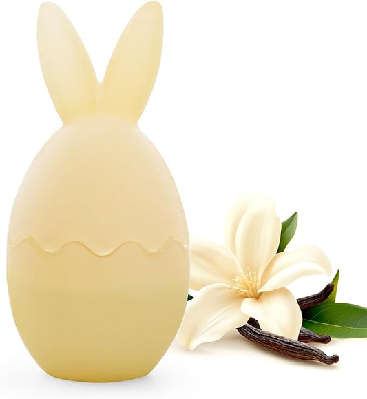 Vanilla Scented Candle, Bunny Spring Home Decor, Indoor Easter Decoration for Table Centerpiece, Gift for Women-Ruum Studio Home