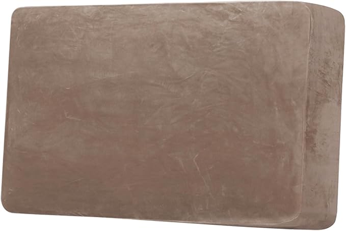 H.VERSAILTEX Velvet Stretch Individual Couch Cushion Cover Plush Slipcover for Loveseat Sofa Furniture Protector Seat Cover (1 Piece Loveseat Cushion Cover, Taupe)-Ruum Studio Home