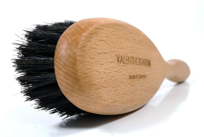 Valentino Garemi Cleaning Brush | Cloths, Fabric Furniture, Textile Drapes, Covers, Hats | Remove & Eliminate Dust, Pets Hair, Dandruff, Dry Stains | Made in Germany-Ruum Studio Home