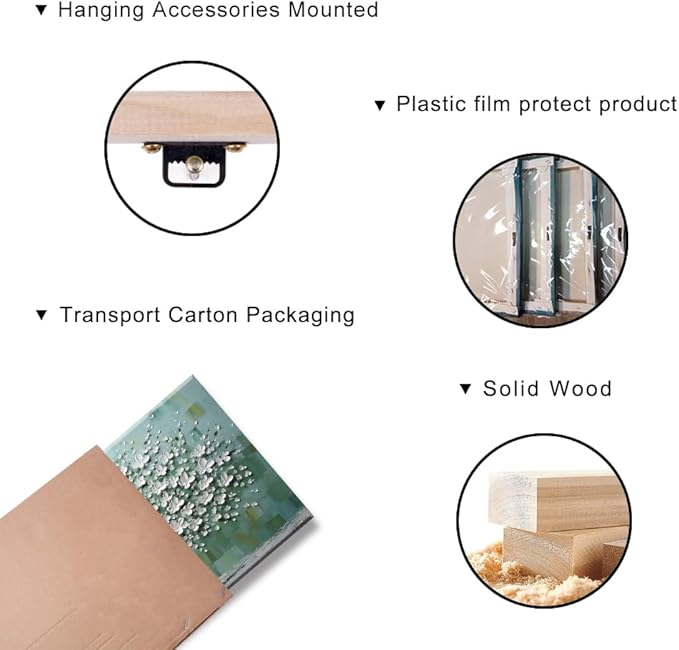 LASMOND Turquoise Tree of Life Wall Art for Living Room Canvas Prints Artwork Modern Abstract Bedroom Office Painting Decor (46x23 Inches)-Ruum Studio Home