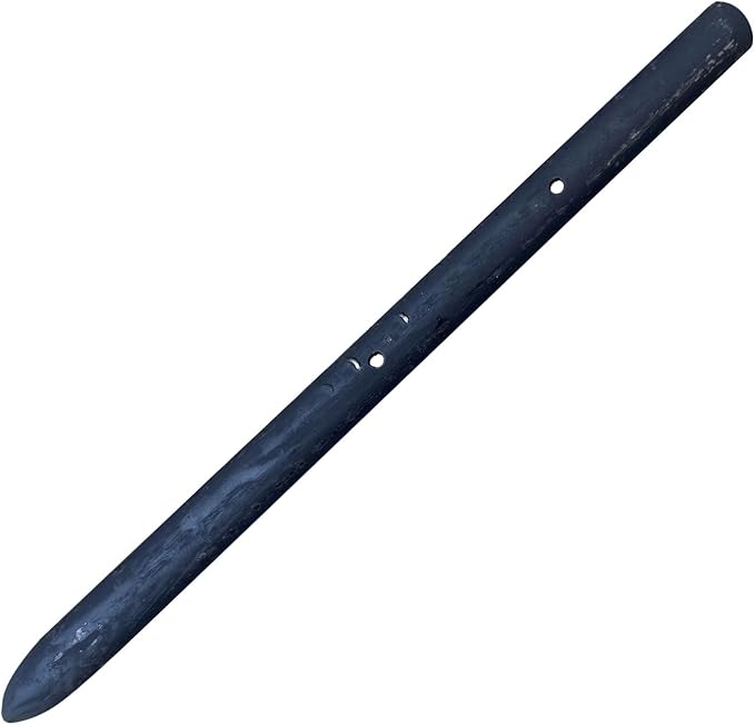 Sandbaggy Round Steel Concrete Form Stakes with Nail Holes - Rust Resistant Coating - Removable, Reusable (10, 3/4 in X 12 in)-Ruum Studio Home