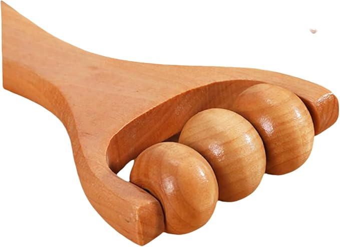 Wooden Foot Massager Tool with Roller - Ultimate Foot Roller Massage Device for Pain Relief, Natural Wood Massage Tools for Relaxation-Ruum Studio Home
