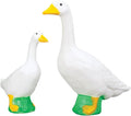Fox Valley Traders Gaggleville Porch Goose Bundle Goose and Baby Statue – Charming Outdoor Decorative Figurine for Garden, Patio, or Entryway Accent-Ruum Studio Home