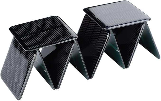 SUNYIMA 10pcs Mini Monocrystalline Solar Cells Solar System Kit 50mm X 50mm/1.96" X 1.96" 2V 160MA for DIY Charge Solar Panels-Ruum Studio Home