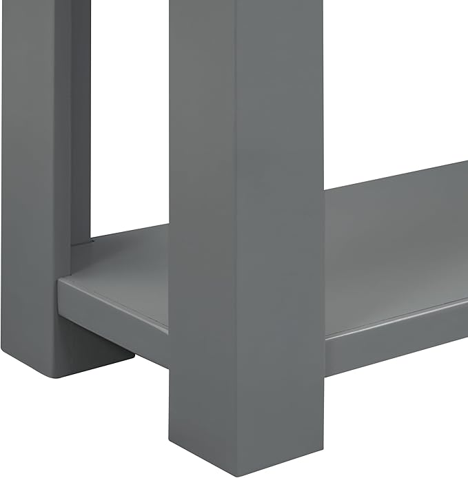 Solid Wood Console Table 63 in Long Sofa Table Entryway Table with 4 Drawers and Bottom Shelf for Hallway Living Room Couch Table,Fully Assembled,63" Tan-Ruum Studio Home