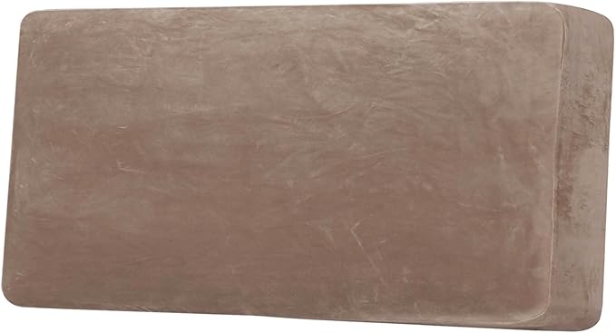 H.VERSAILTEX Velvet Stretch Individual Couch Cushion Cover Plush Cushion Slipcover for Loveseat Sofa Cushion Furniture Protector Seat Cushion Sofa Cover (1 Piece Sofa Cushion Cover, Taupe)-Ruum Studio Home