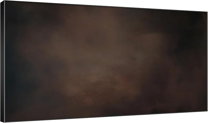 SIGNWIN 36"x60" Extra Large Framed Wall Art Dark Brown Abstract Moody Illustration for Home Living Room Bedroom Decor (Frame Assembly Required)-Ruum Studio Home