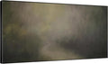 SIGNWIN 36"x60" Extra Large Framed Wall Art Muted Forest Path Soft Misty Woodland Scene Illustration for Home Living Room Bedroom Decor (Frame Assembly Required)-Ruum Studio Home