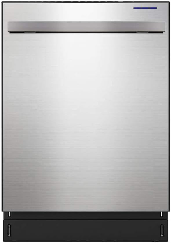 SHARP SDW6757ES Slide-In Dishwasher, Stainless Steel Finish, 24" Wide, Soil Sensors, Premium White LED Interior Lighting, Smooth Glide Rails, Heated Dry Option, Responsive Wash Cycles, Power Wash Zone-Ruum Studio Home